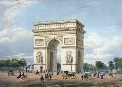 De Arc de Triomphe en de Place de l